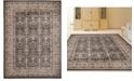 KM Home CLOSEOUT! 3812/1011/BROWN Gerola Brown 5'3" x 7'3" Area Rug